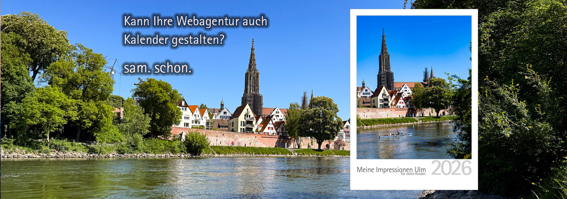 Kann Ihre Webagentur auch 3 oder 4-Monatskalender gestalten? sam. schon.